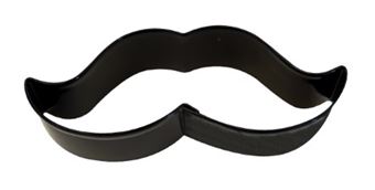 Picture of MOUSTACHE COOKIE CUTTER BLACK 10.2CM